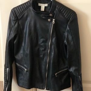 H&M Black Leather Jacket
